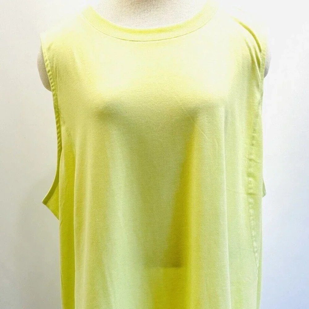 NWT TEK GEAR Women Sleeveless Athletic Leisure Flowy Wide Armhole Muscle Tank 2X